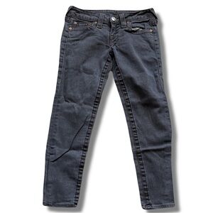 41 True Religion Kate Cropped Jeans – Size 25 | Y2K Edge | Statement Denim |